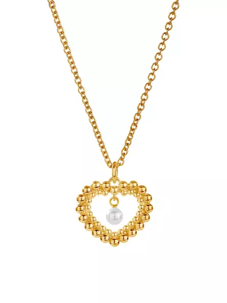 HELMIKKI riipus sydän iso valk. helmellä - Lempikoru Helmikki - 5208030450 - 1