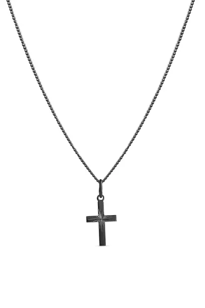 Hop.tim.leik.risti, pieni, musta - Hopeakaulakorut - 4250883500 - 1