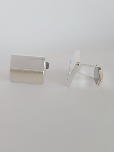 Hopea kalvosinnappi ura keskellä - Miesten solmioneulat ja kalvosinnapit - 3260001000 - 1