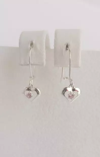 Hopea korvakorut avosydän koukku - Hopeakorvakorut - 3256260000 - 1