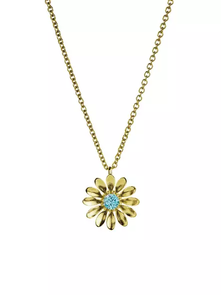 KUKKANEN riipus mini sininen cz keltakul - Lempikoru Kukkanen - 5207409450 - 1