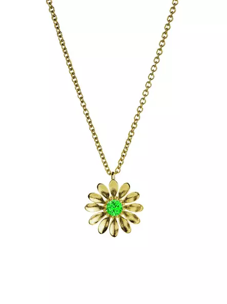 KUKKANEN riipus mini vihreä cz keltakul - Lempikoru Kukkanen - 5207412450 - 1