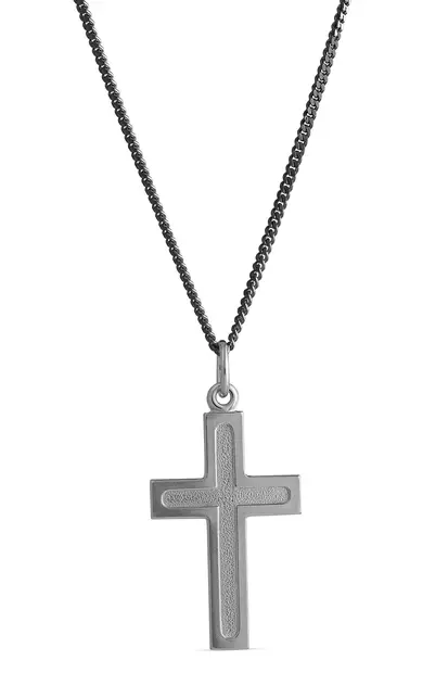 Risti uramatta iso harjattu musta - Ristit - 4256782500 - 3