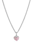 Hopea Kivisydän riipus pieni,pinkki - Hopeakaulakorut - 3281606450 - 1