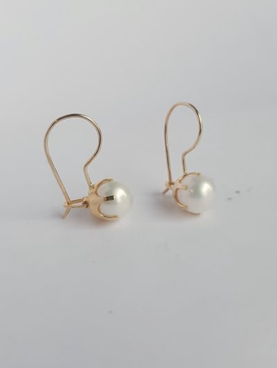 Helmikorvakoru koukku ,8mm - Keltakultakorvakorut - 7212180000 - 1