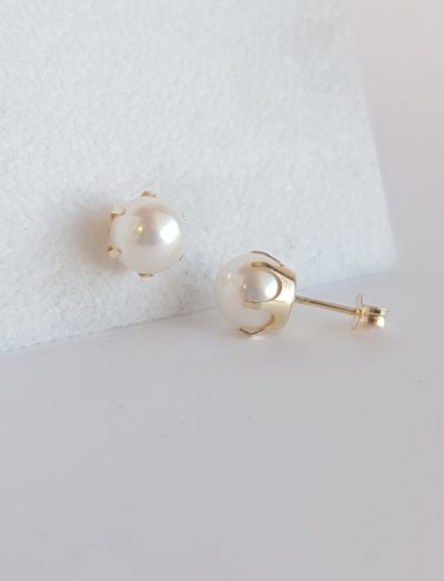 Helmikorvakorut 8mm - Keltakultakorvakorut - 7212080000 - 2