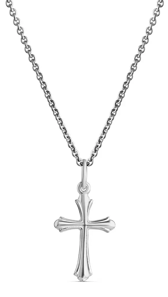 Hop.korumainen risti,pieni - Hopeakaulakorut - 3256860500 - 2