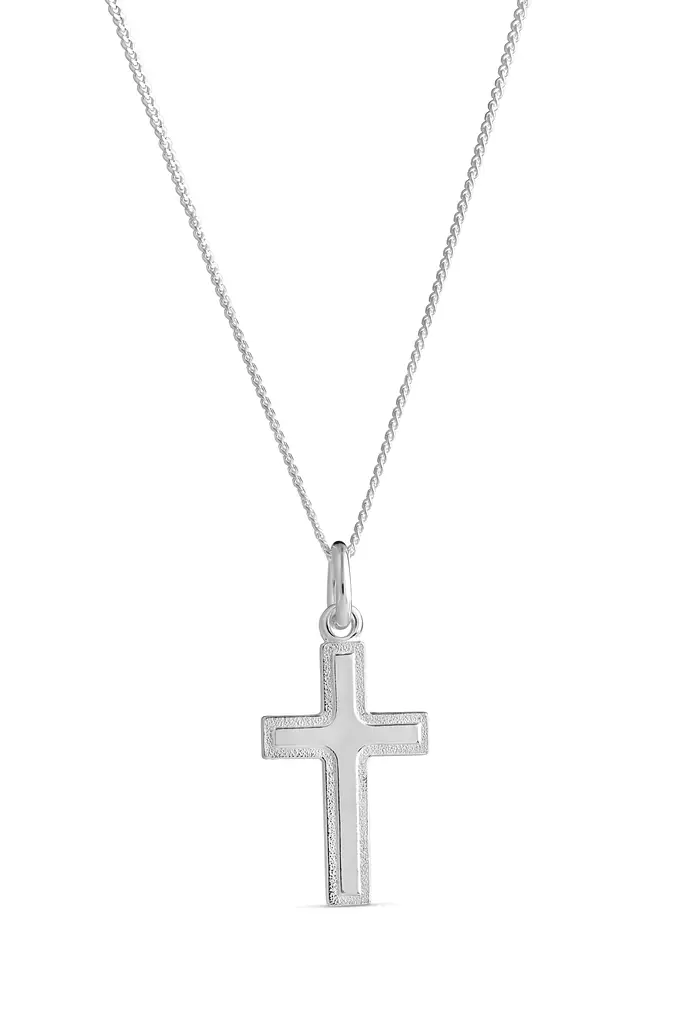 Hop.Risti uramatta reuna - Hopeakaulakorut - 3256670500 - 1