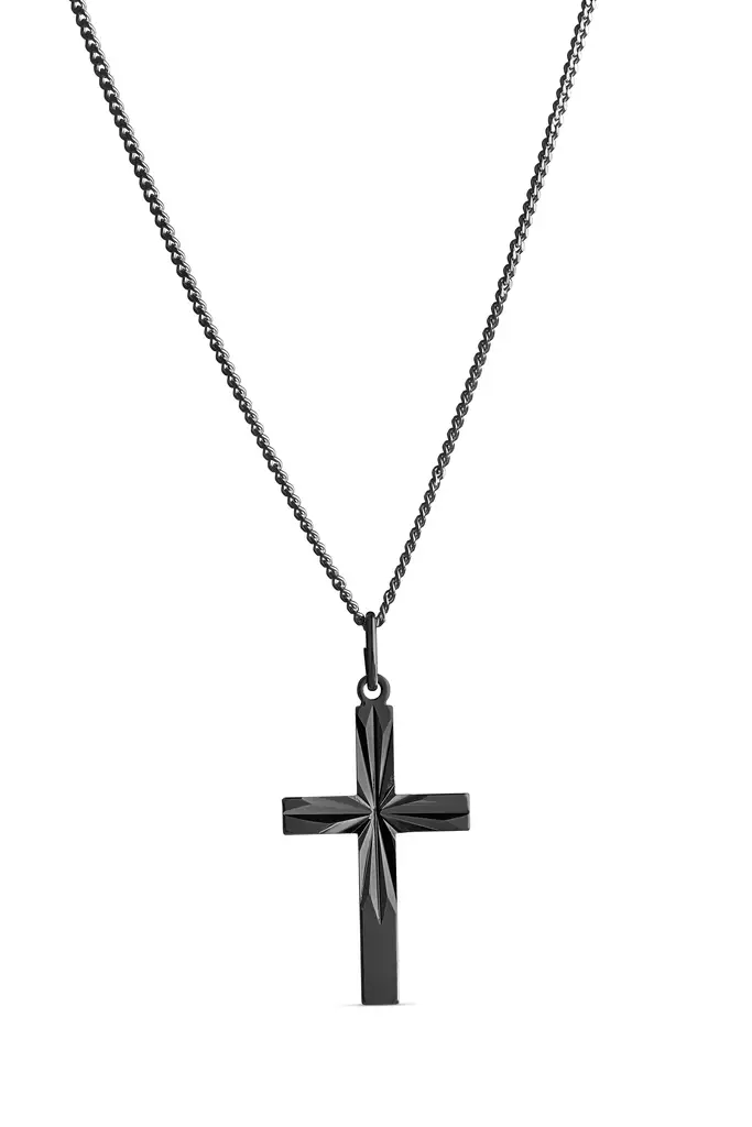 Hop.tim.leik risti, iso, musta - Hopeakaulakorut - 4250903500 - 1