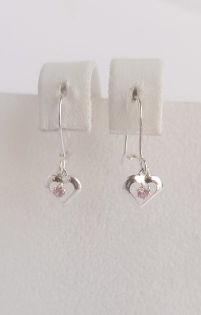 Hopea korvakorut avosydän koukku - Hopeakorvakorut - 3256260000 - 1