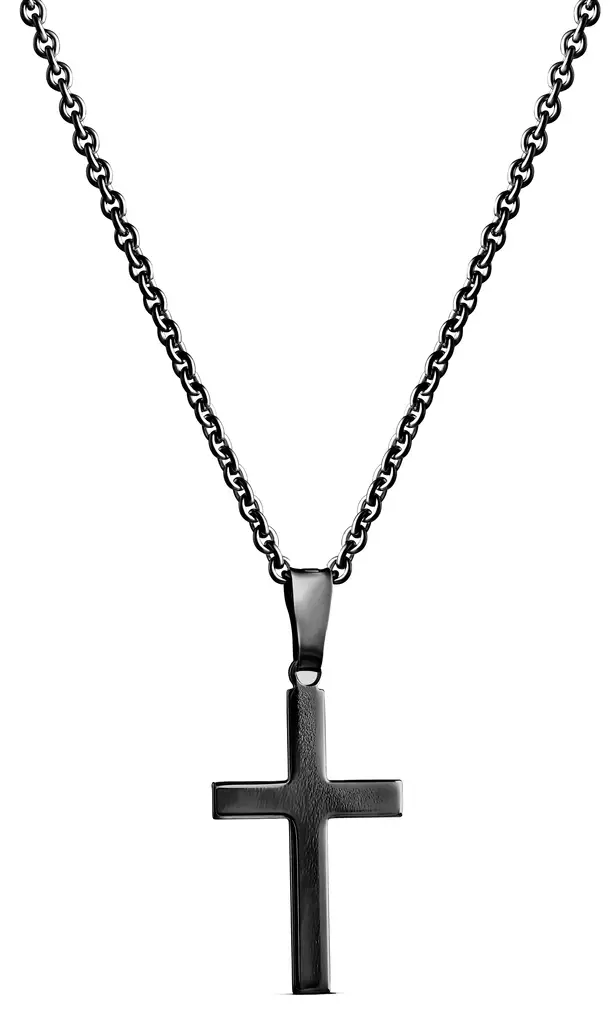 Hopea risti, musta - Hopeakaulakorut - 4251913500 - 1