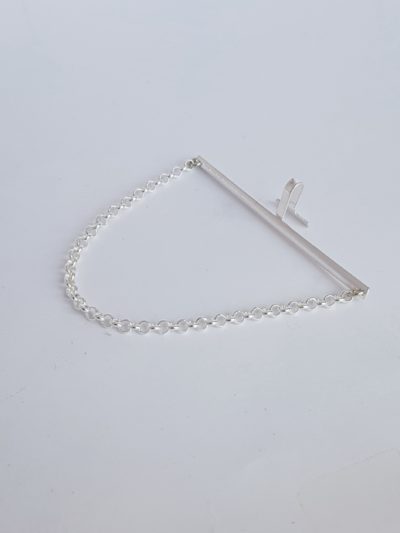 HOPEINEN SOLMIONPIDIN KETJULLA - Miesten solmioneulat ja kalvosinnapit - 3260050000 - 1