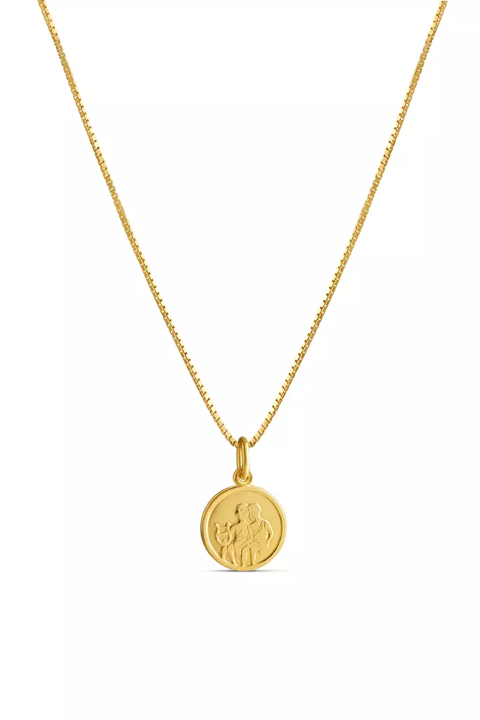 Kaksonen 11,5 mm Kullattu hope - Horoskooppi - 5257061000 - 1