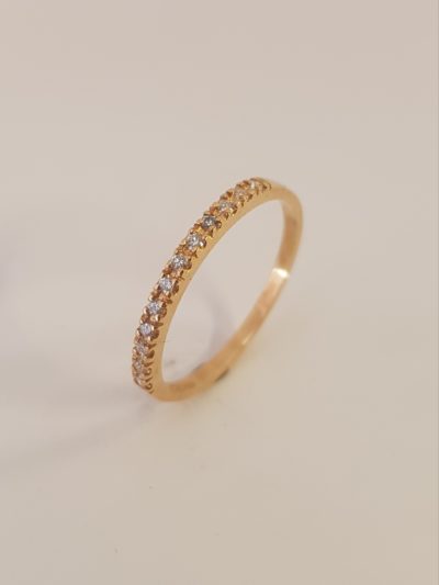 Keltakulta timanttisormus 12x0,01 w/si - Keltakultasormukset - 3600 - 1