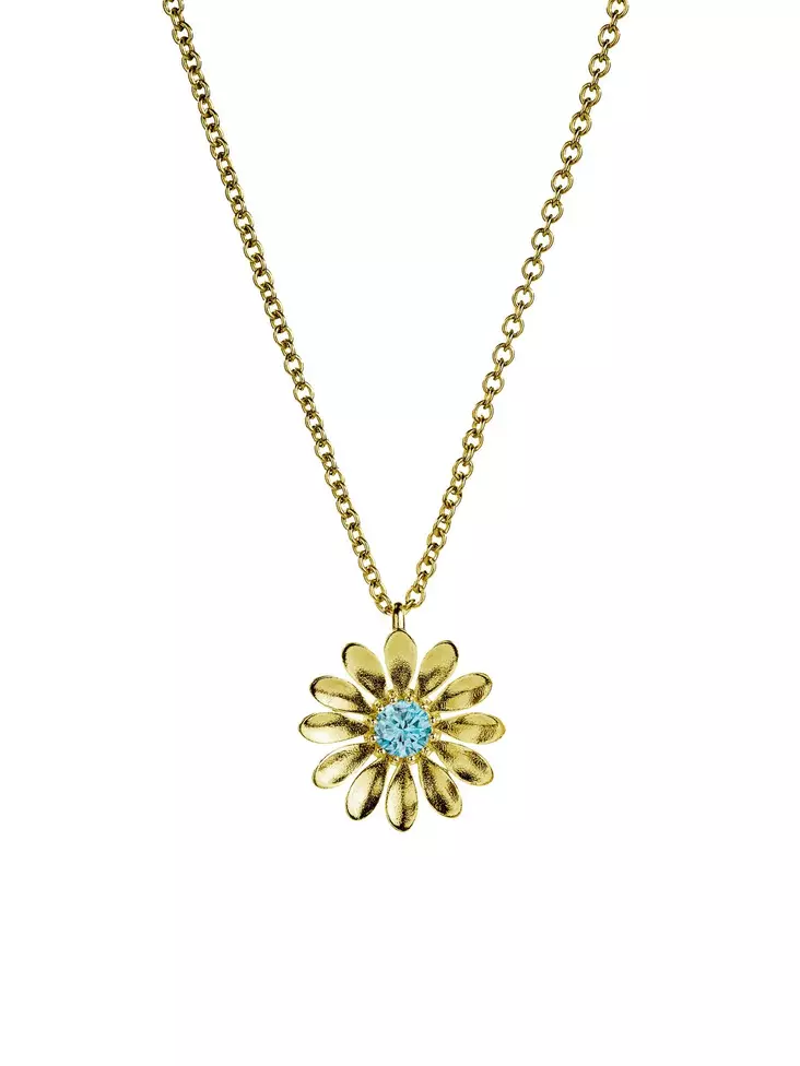 KUKKANEN riipus mini sininen cz keltakul - Lempikoru Kukkanen - 5207409450 - 1