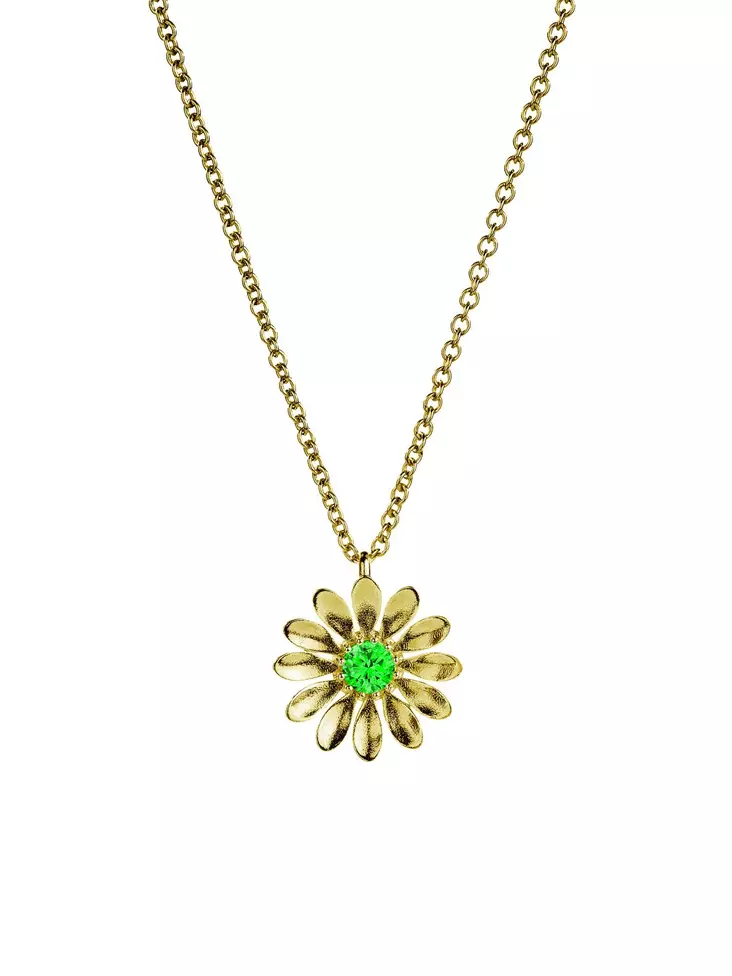 KUKKANEN riipus mini vihreä cz keltakul - Lempikoru Kukkanen - 5207412450 - 1