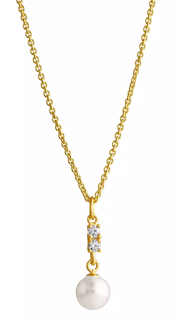 Kullattu hopea Helmiriipus 8mm,2 zirk - Hopeakaulakorut - 5281801450 - 1