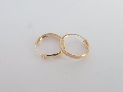 Kulta 15x2 pp korvakorut - Keltakultakorvakorut - 1910 - 2