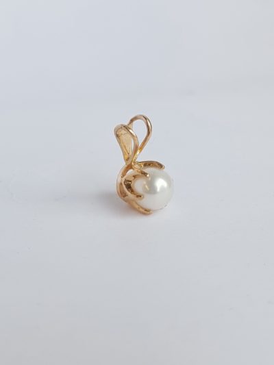 Kulta 5mm helmiriipus,valettu - Keltakultakaulakorut - 7221450000 - 1