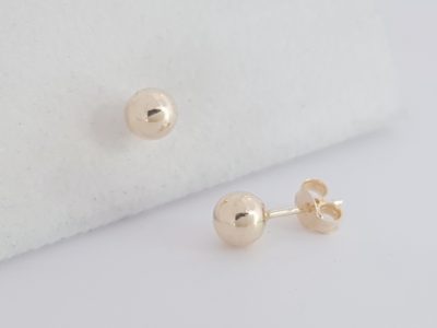 Kulta korvakorut 6mm pallo - Keltakultakorvakorut - 7215360000 - 3