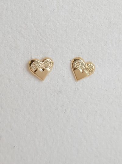 Kulta korvakorut sydän rod. - Keltakultakorvakorut - 7210130000 - 2