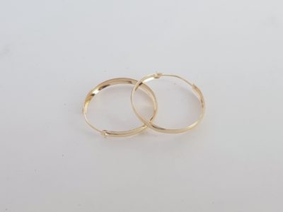 Kulta korvarenkaat 12x1,5 pp - Keltakultakorvakorut - 7219040000 - 2