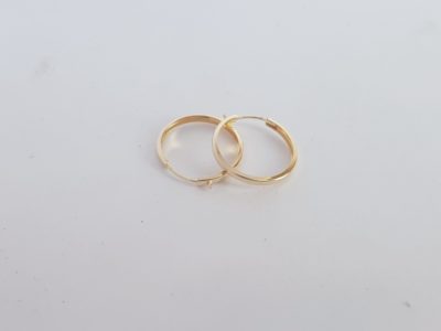 Kulta korvarenkaat 12x2 fl - Keltakultakorvakorut - 7219080000 - 2