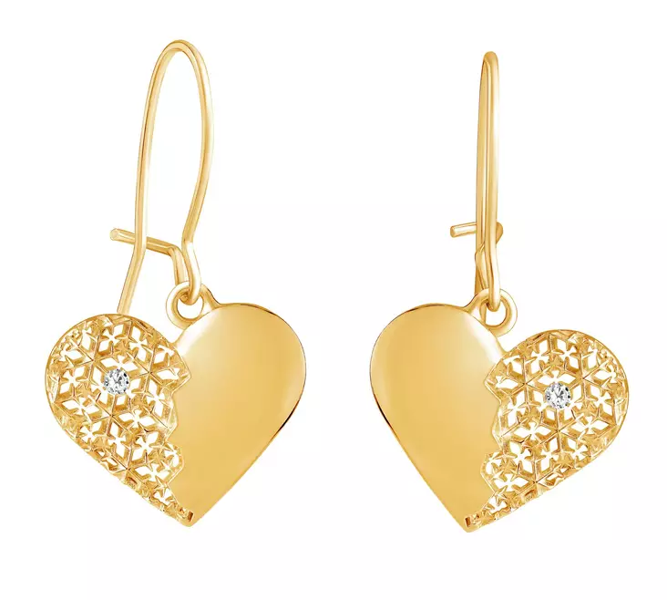 Lempikoru Jääsydän koukkukk 14K tim. - Lempikoru Jääsydän - 7421340000 - 1