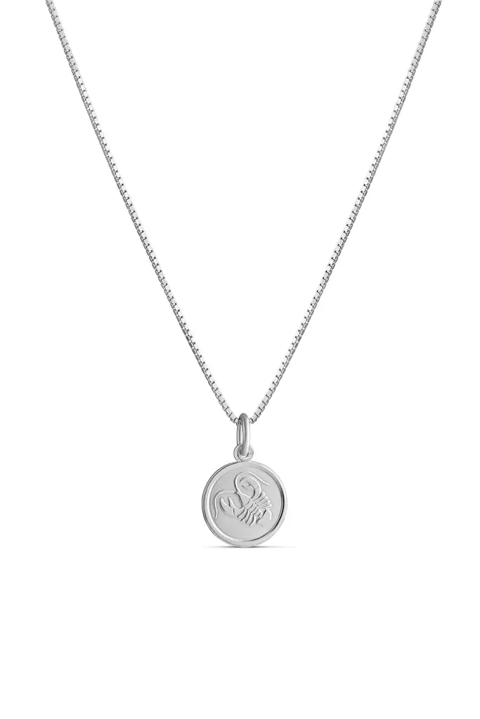 Rapu 11,5 mm platinoitu hopea - Horoskooppi - 3257070000 - 1