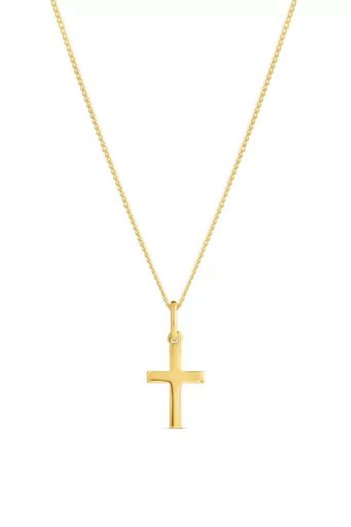 Risti paksu sileä kullattu - Ristit - 5256741500 - 1
