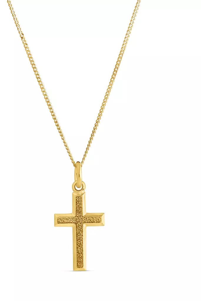 Risti viistoreuna kuvio kullattu - Ristit - 5256691500 - 2