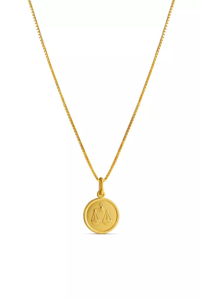 Vaaka 11,5 mm Kullattu hopea - Horoskooppi - 5257101000 - 1