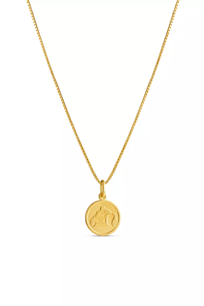 Vesimies 11,5 mm Kullattu hope - Horoskooppi - 5257021000 - 1