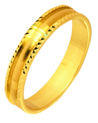 Bellina 4mm keltakultainen kihlasormus - Keltakultasormukset - 3551 - 1