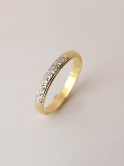 KELTAKULTAINEN TIMANTTISORMUS - Keltakultasormukset - 3403,1 - 1