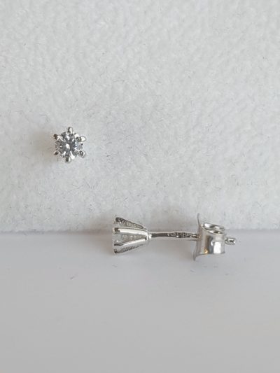 KOTIMAISET TIMANTTIKORVAKORUT - Valkokultakorvakorut - 1805,1 - 1