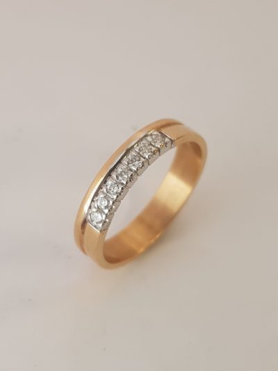 Keltakultainen timanttisormus - Keltakultasormukset - 3471 - 1