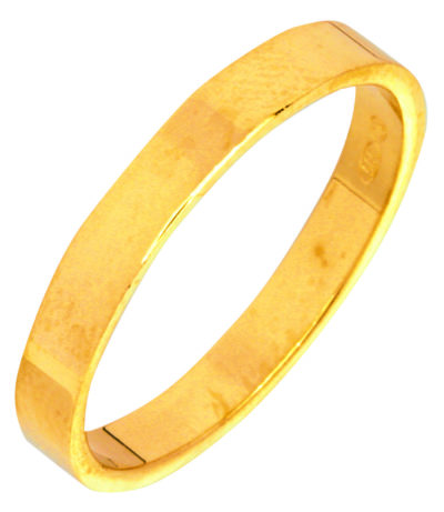 Bellina 3mm keltakultainen kihlasormus - Keltakultasormukset - 3543 - 1