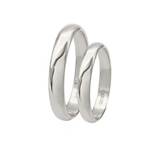 Bellina 3mm Valkokultainen kihlasormus - Valkokultasormukset - 3513 - 2