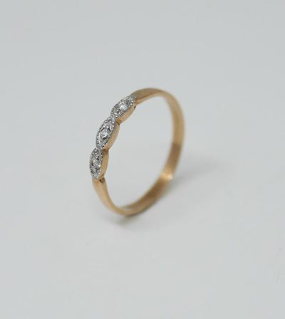 KELTAKULTAINEN TIMANTTISORMUS - Keltakultasormukset - 3603 - 1