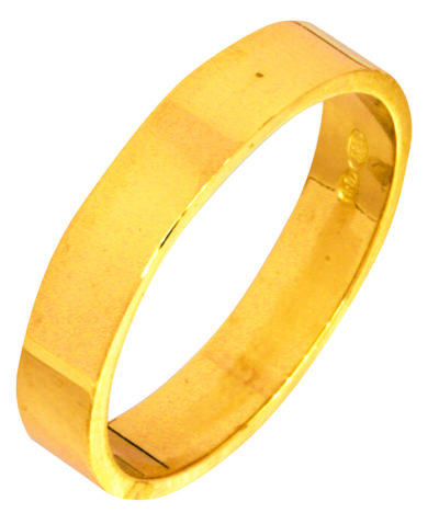 Bellina 4mm keltakultainen kihlasormus - Keltakultasormukset - 3544 - 1