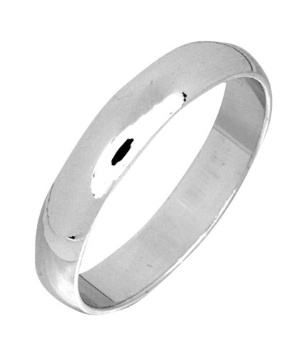 Bellina 4mm Valkokultainen kihlasormus - Valkokultasormukset - 3514 - 1