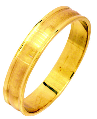 Bellina 5mm keltakultainen kihlasormus - Keltakultasormukset - 3555 - 1