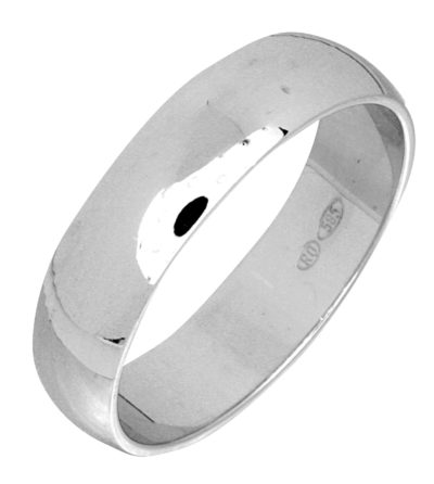 Bellina 5mm Valkokultainen kihlasormus - Valkokultasormukset - 3515 - 1