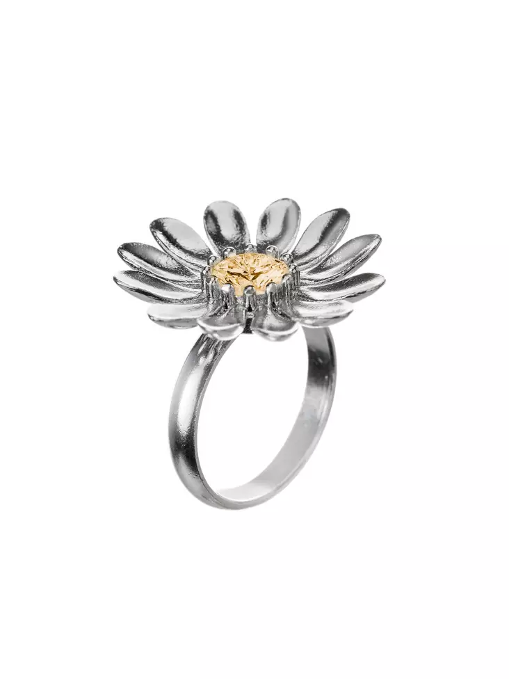 Lempikoru Kukkanen-sormus keltainen - Lempikoru Kukkanen - 3607608155 - 1