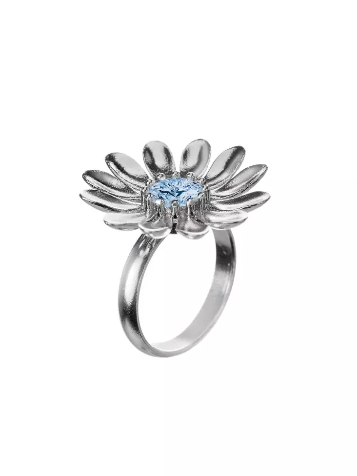 Lempikoru Kukkanen-sormus sininen - Lempikoru Kukkanen - 3607609155 - 1