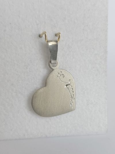 HOPEARIIPUS LAATTA SYDÄN - Hopeakaulakorut - 5558 - 1