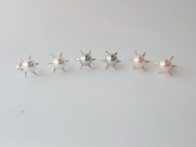 HOPEAKORVAKORUT HELMIKUKKA - Hopeakorvakorut - 5649 - 1