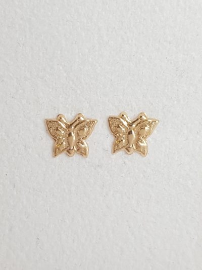 Perhonen tappikk ,kulta 14k - Keltakultakorvakorut - 7210190000 - 1